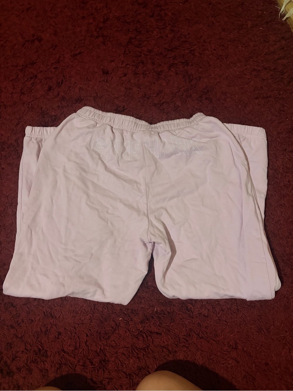 Gymshark in Light Pink sweatpants